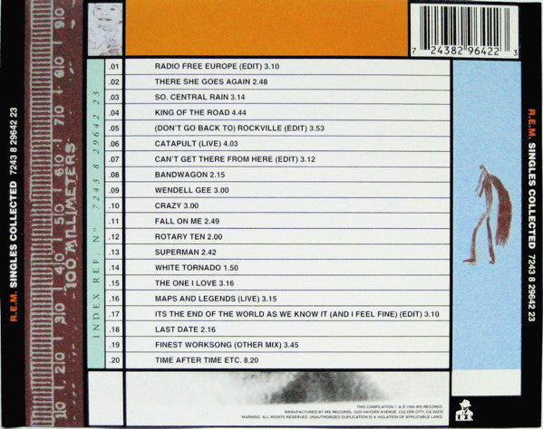 R.E.M. : Singles Collected (CD, Comp)