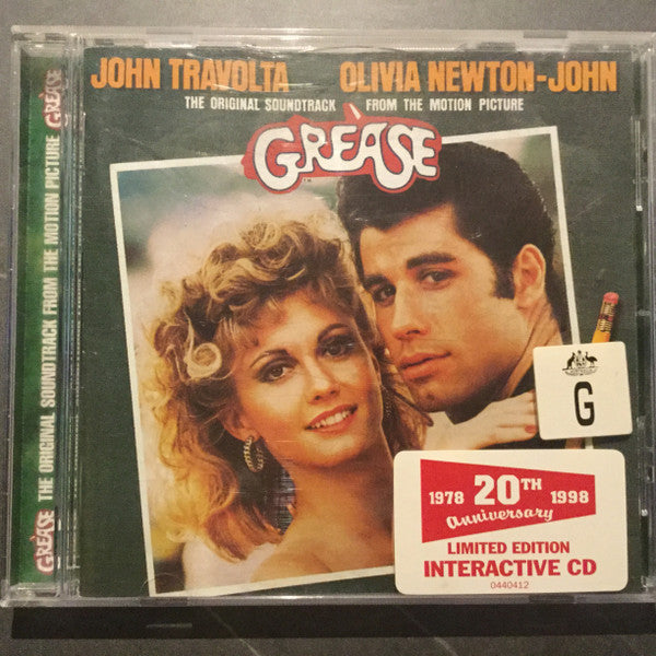 Various : Grease (The Original Soundtrack From The Motion Picture) (CD, Album, Enh, Ltd, RE)