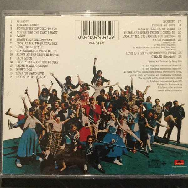 Various : Grease (The Original Soundtrack From The Motion Picture) (CD, Album, Enh, Ltd, RE)