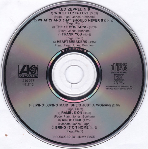 Led Zeppelin : Led Zeppelin II (CD, Album, RE)