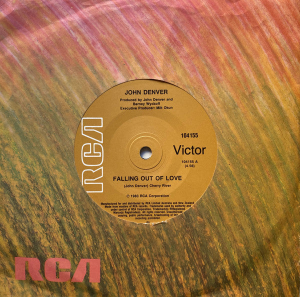 John Denver : Falling Out Of Love (7", Single)