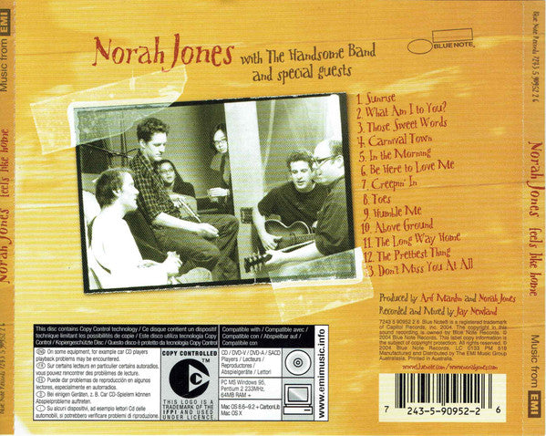 Norah Jones : Feels Like Home (CD, Album, Copy Prot.)