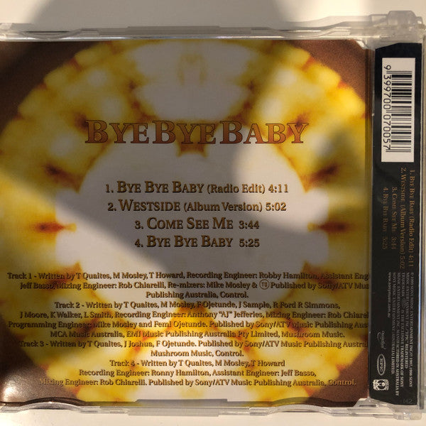 TQ : Bye Bye Baby (CD, Single)