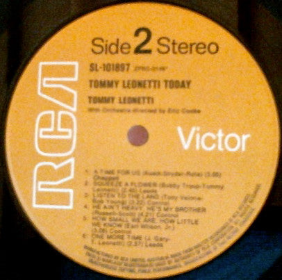 Tommy Leonetti : Today (LP, Album)