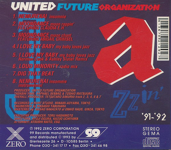 United Future Organization : Jazzin' '91-'92 (CD, Comp)