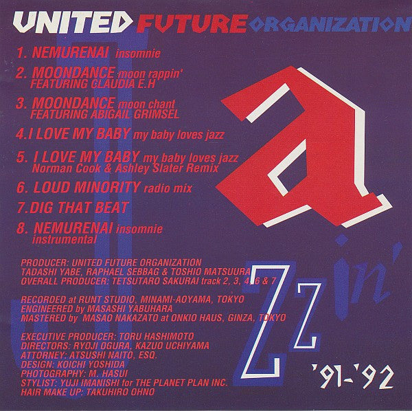 United Future Organization : Jazzin' '91-'92 (CD, Comp)