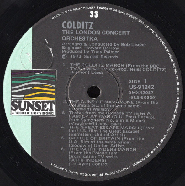 The London Concert Orchestra* : The Colditz March (LP, Album)