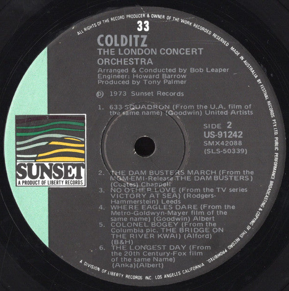 The London Concert Orchestra* : The Colditz March (LP, Album)