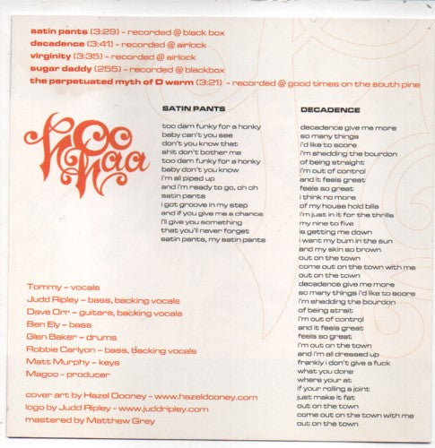 HooHaa : Honky Brother (CD, EP)