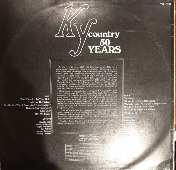 Various : KY Country - 50 Years (LP, Album)