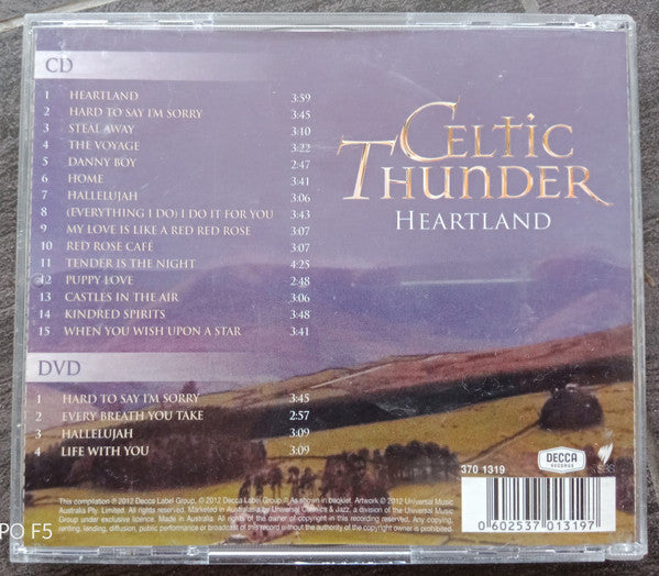 Celtic Thunder (2) : Heartland (CD, Album, S/Edition + DVD-V, Vid)