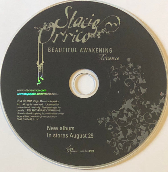 Stacie Orrico : Beautiful Awakening (CD, Album, Promo + DVD, Promo, NTSC)