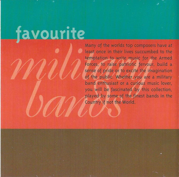 Various : Favourite Military Bands (CD, Comp)