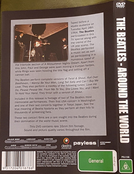 The Beatles : Around The World (DVD-V, Comp, RE, Unofficial)