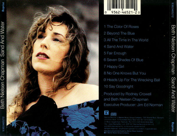 Beth Nielsen Chapman : Sand And Water (CD, Album)