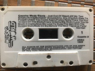 Various : Country Music Collection 115 Original Hits (4xCass, Comp, Box)