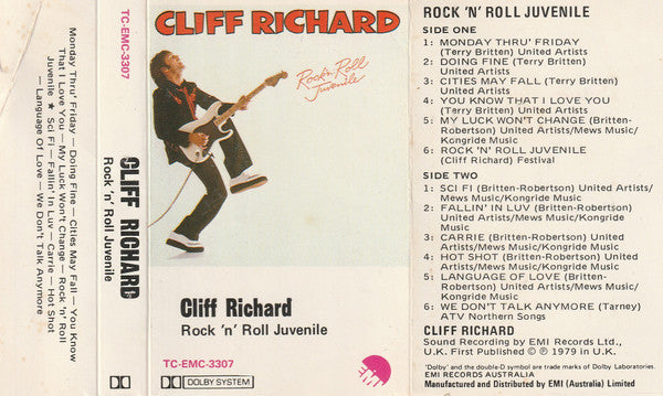 Cliff Richard : Rock 'N' Roll Juvenile (Cass, Album, Dol)