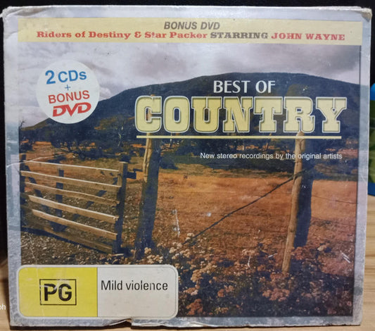 Various : Best Of Country (2xCD, Comp, Bon + DVD-V, Multichannel, NTSC, Mov)