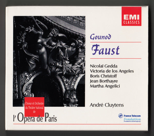 Charles Gounod - Nicolai Gedda, Victoria De Los Angeles, Boris Christoff, Orchestre National De L'Opéra De Paris, Choeur National De L'Opéra De Paris, André Cluytens : Faust (3xCD, Album, Mono, RE, RM + Box, Sli)
