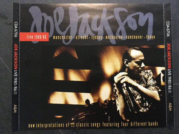 Joe Jackson : Live 1980/86 (2xCD, Album)