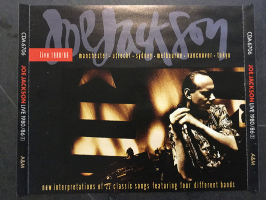 Joe Jackson : Live 1980/86 (2xCD, Album)