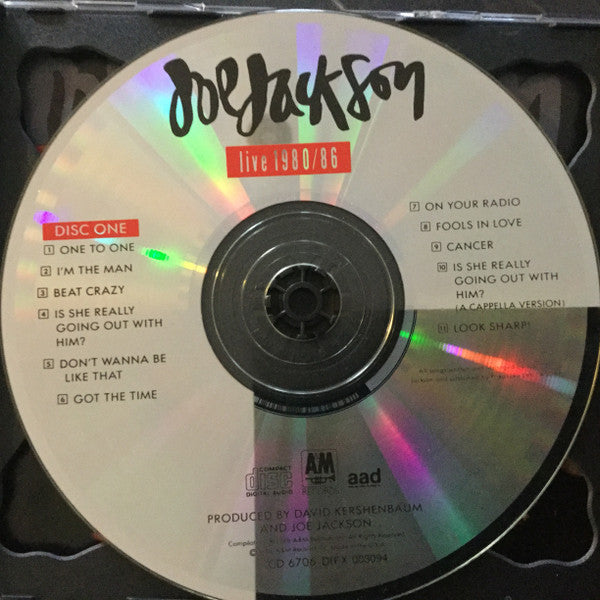Joe Jackson : Live 1980/86 (2xCD, Album)