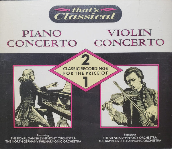 Various : Piano Concerto / Violin Concerto (2xCD, Comp)