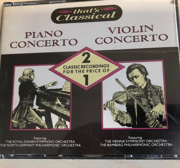 Various : Piano Concerto / Violin Concerto (2xCD, Comp)