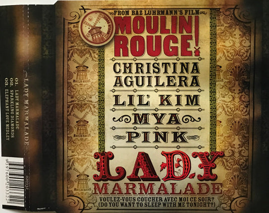 Christina Aguilera, Lil' Kim, Mya And Pink* : Lady Marmalade (CD, Single)