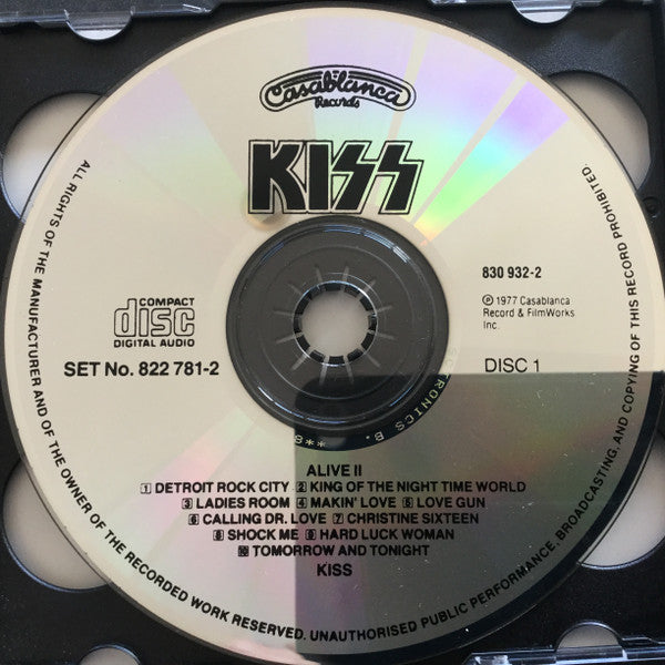 Kiss : Alive II (2xCD, Album, RE)