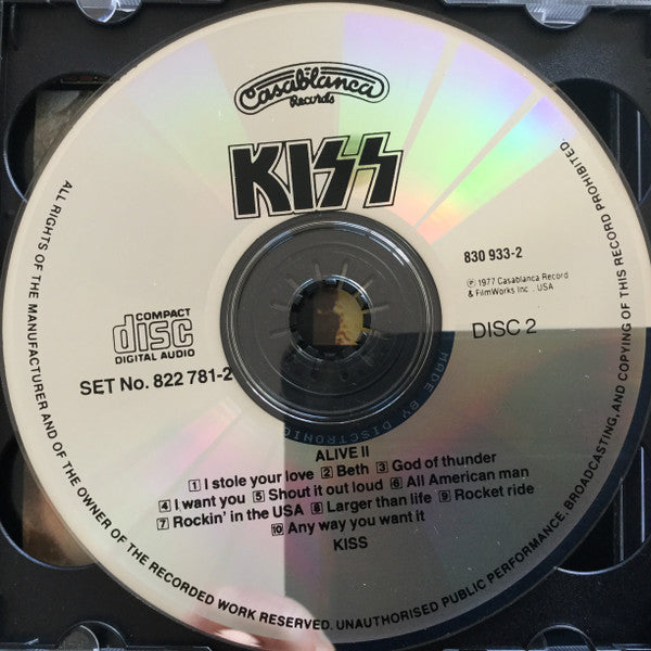 Kiss : Alive II (2xCD, Album, RE)