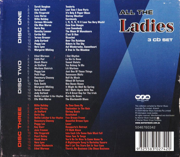 Various : All The Ladies (Box + 3xCD, Comp)