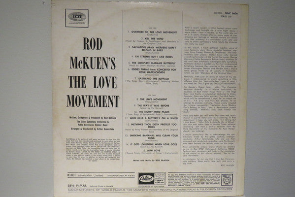 Rod McKuen : The Love Movement (LP, Album)