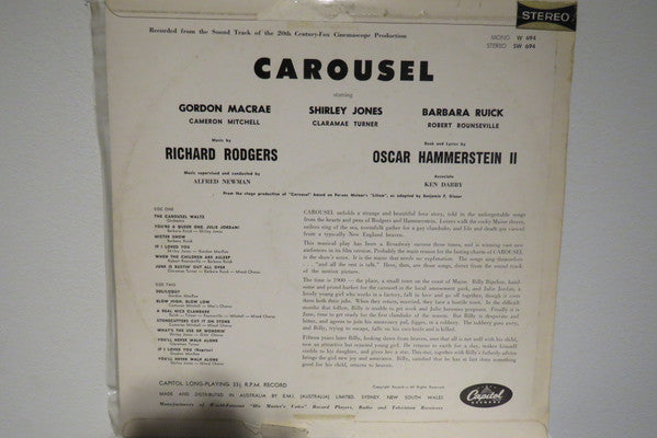 Rodgers & Hammerstein : Carousel (LP, Album)