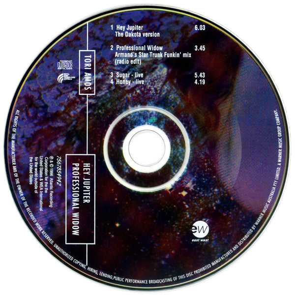 Tori Amos : Hey Jupiter / Professional Widow (CD, Single, Car)