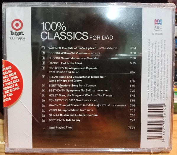 Various : 100% Classics For Dad (CD, Comp)