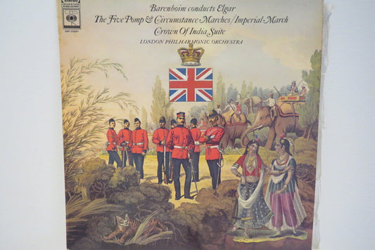 Barenboim* Conducts Elgar*, London Philharmonic Orchestra : The Five Pomp & Circumstance Marches / Imperial March / Crown Of India Suite (LP)