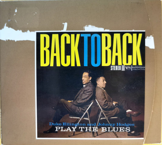 Duke Ellington & Johnny Hodges : Back To Back (Duke Ellington And Johnny Hodges Play The Blues) (CD, Album, RE, RM, Dig)