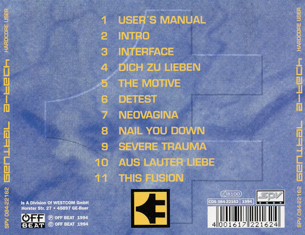 Genital A-Tech : Hardcore User (CD, Album)
