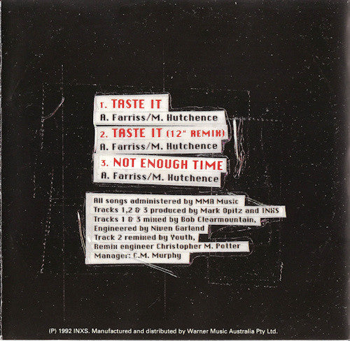 INXS : Taste It (CD, Single)