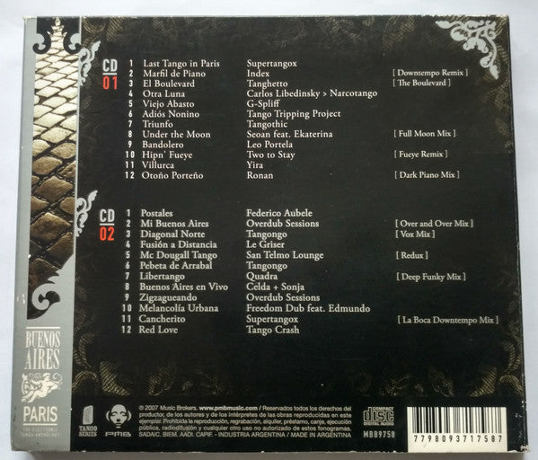 Various : Buenos Aires Paris - The Electronic Tango Anthology (2xCD, Comp)