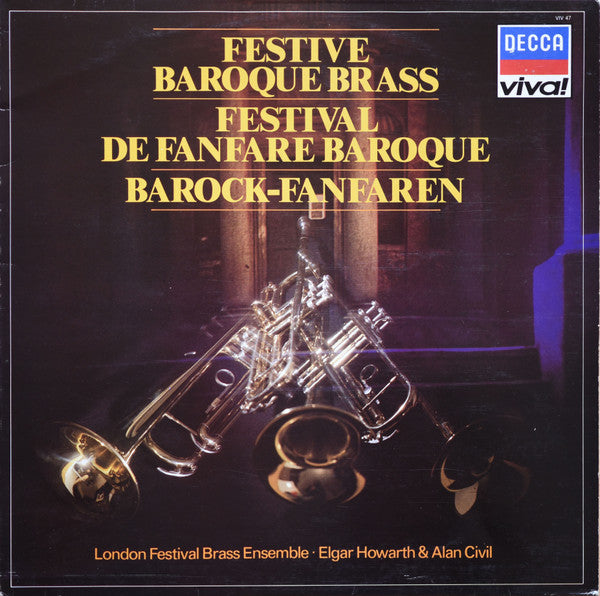 London Festival Brass Ensemble : Festive Baroque Brass (LP, RE)