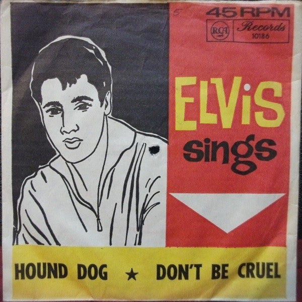 Elvis Presley : Hound Dog / Don't Be Cruel (7", Single, Mono, RE, S/Edition)