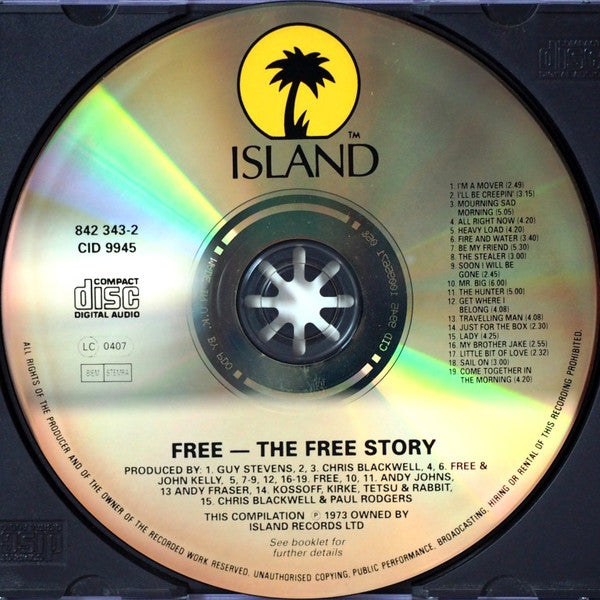 Free : The Free Story (CD, Comp, RE)