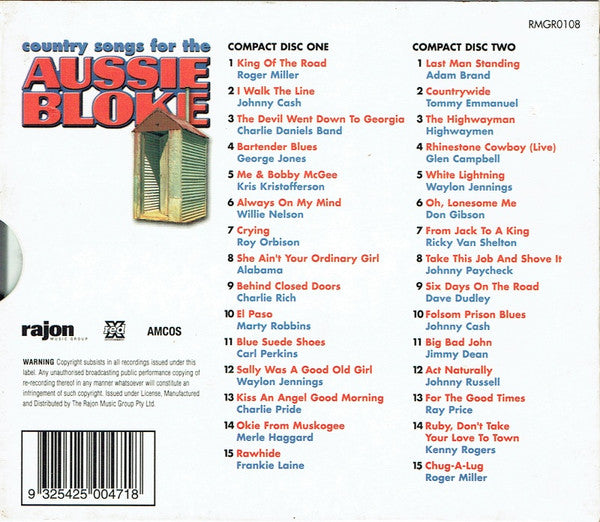 Various : Country Songs For The Aussie Bloke (CD, Comp)