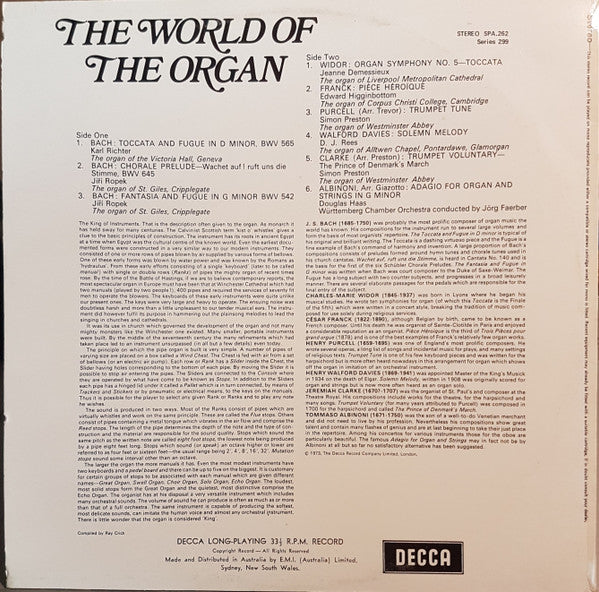 Various : The World Of The Organ (LP, Comp)