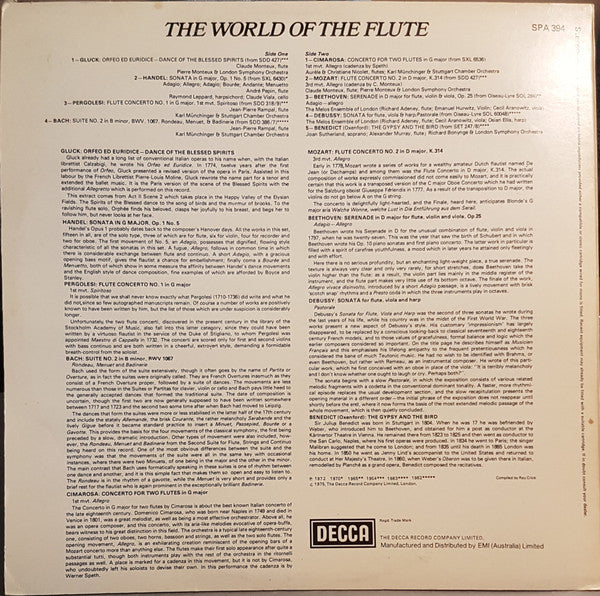 Various : The World Of The Flute (LP, Comp)