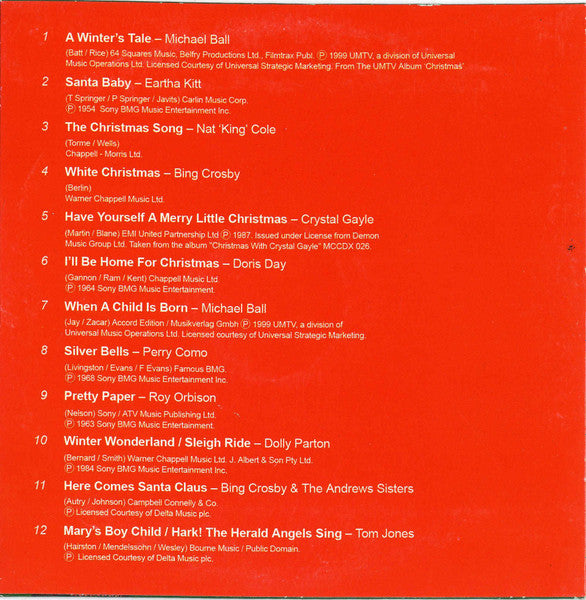 Various : The Ultimate Christmas Album (Disc 2) (CD, Comp, Promo)