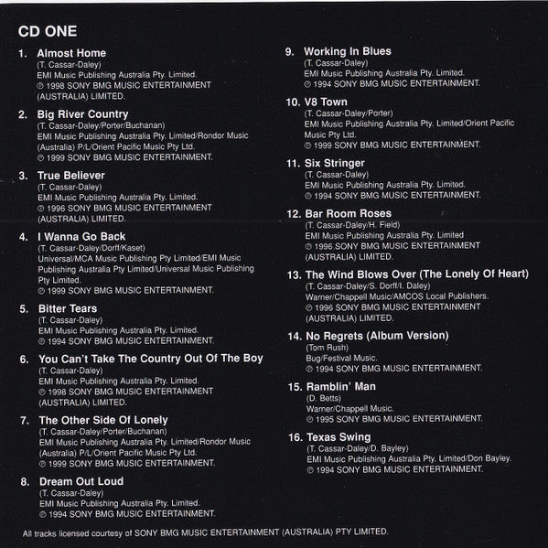 Troy Cassar-Daley : Almost Home (2xCD, Comp)