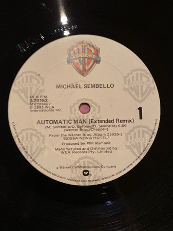 Michael Sembello : Automatic Man (12", Maxi)